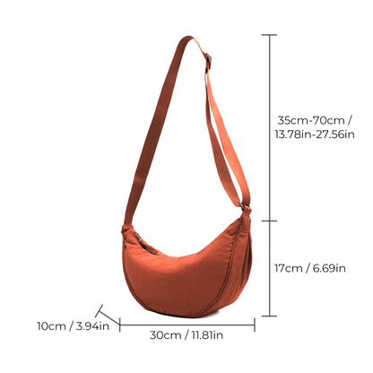 Malyn - Half Moon Crossbody Tas